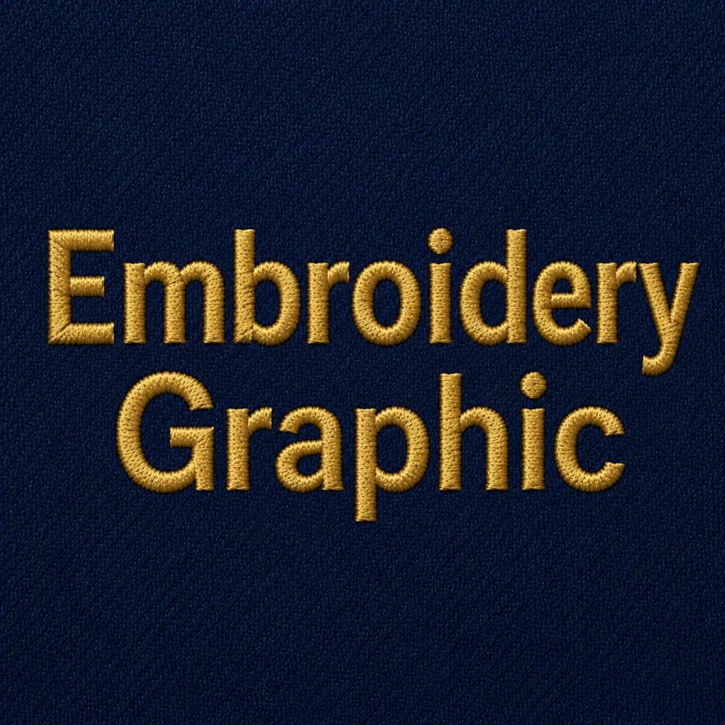 Embroidery + Graphic