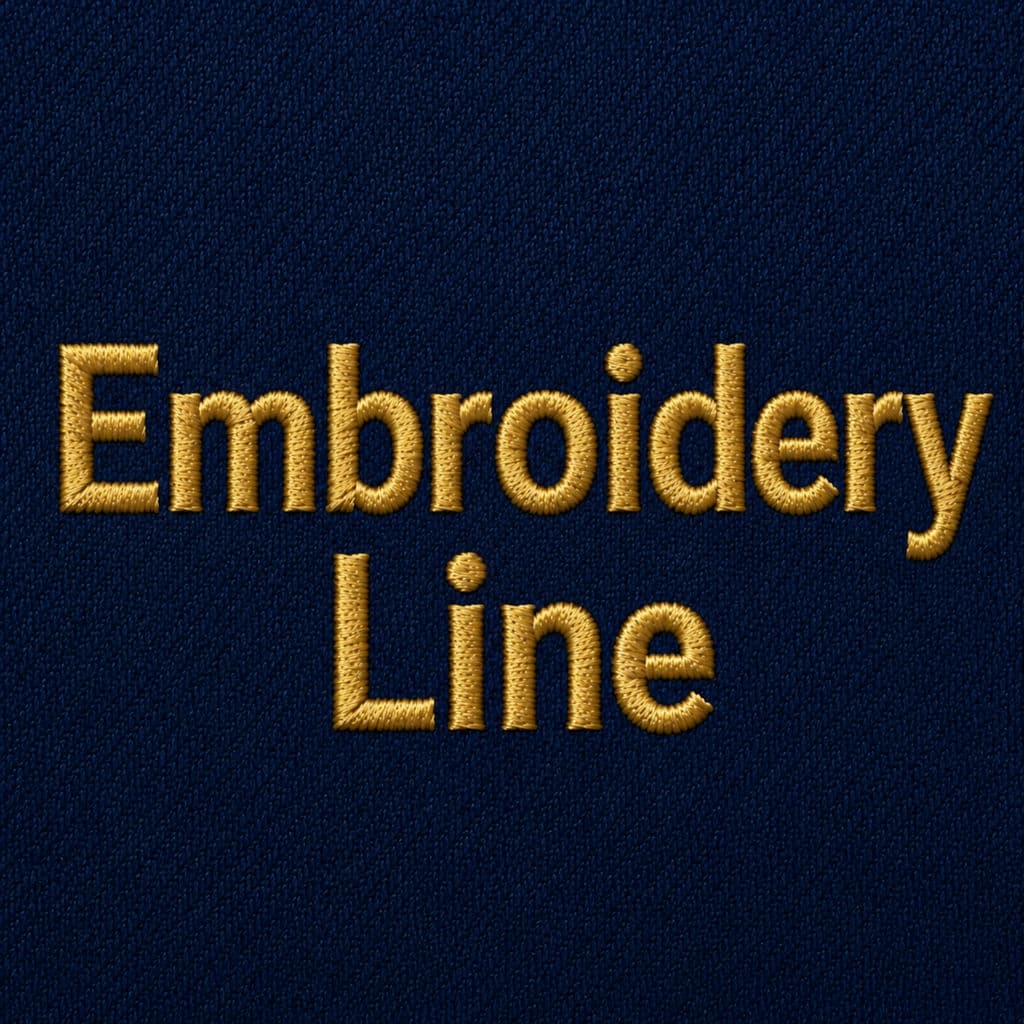 Embroidery Additional Line